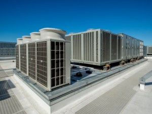 What HVAC system is used in commercial buildings